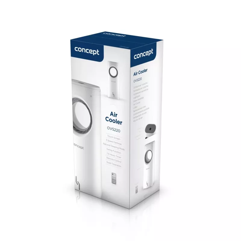 Standventilator Concept Solution OV5220 — weiß, 80 W, Touch-Steuerung, 805 mm Höhe