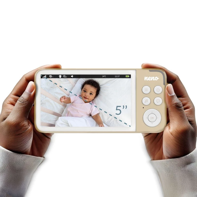 Vedo Cream Elektronische Baby-Nanny mit drahtlosem Empfänger