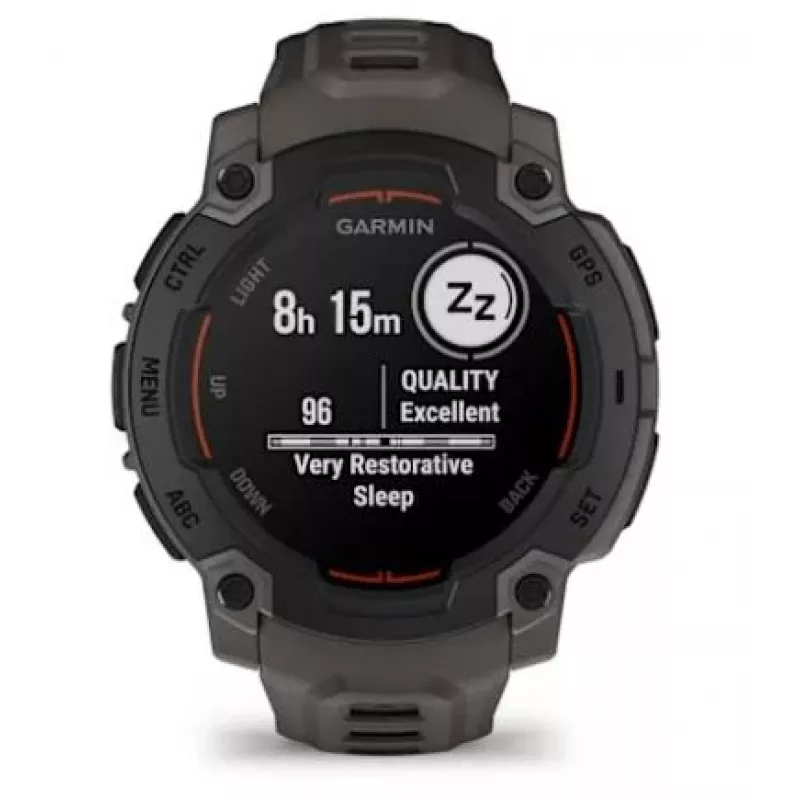 Garmin Instinct E 2,29 cm (0,9 inch) MIP 45 mm Digital 176 x 176 Pixel Schwarz GPS (Satellit)