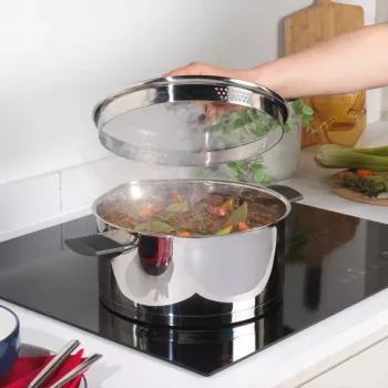 Kochtopf Russell Hobbs RH01168EU7 24 cm Edelstahl, induktionsgeeignet, Kochgeschirr