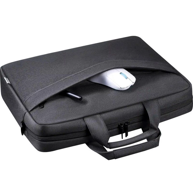 Laptoptasche DEFENDER FIRM 26123 für 15,6-Zoll-Laptops, Polyurethan, schwarz, Toploader, abnehmbarer Schultergurt
