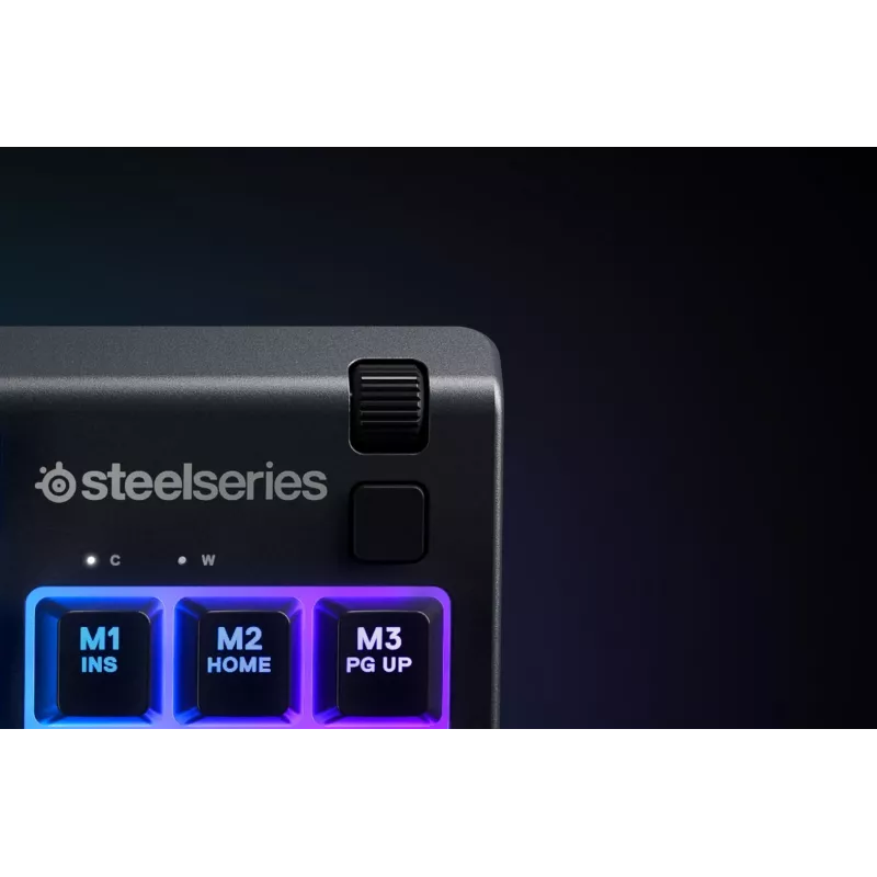 Steelseries APEX 3 TKL Tastatur USB QWERTY US English schwarz