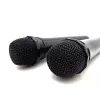 Karaoke-Mikrofon MEDIA-TECH MT395 Accent Pro — kabelgebunden, schwarz, Ein-/Ausschalter, max. Reichweite 20 m, 2er-Pack