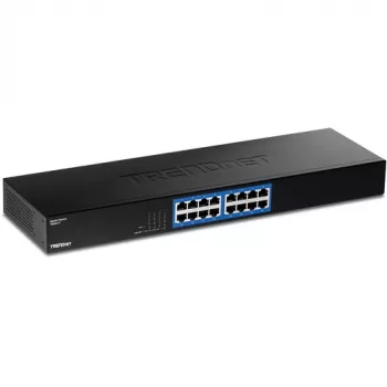 TRENDnet TEG S17 - Switch - 16 x 10/100/1000 - rack-montierbar