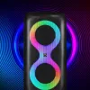 Tragbares Musikcenter MANTA SPK0401B100 Bluetooth-Lautsprecher, 100 W Spitzenleistung, UKW-Radio, Karaoke, eingebauter Akku, X-BASS