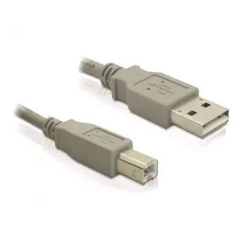 USB-Kabel DeLOCK 82216 USB 2.0 3 m USB A USB B Grau