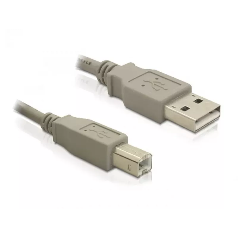 USB-Kabel DeLOCK 82216 USB 2.0 3 m USB A USB B Grau