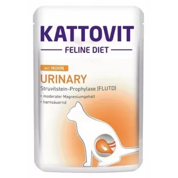 KATTOVIT Feline Diet Urinary Huhn - Nassfutter für Katzen - 85 g