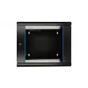 Extralink Rackmount-Gehäuse 6U 600x600 AZH Schwarz wandmontiert, schwenkbar