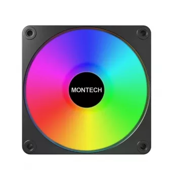 Montech GF120 V2 ARGB Computer-Gehäuselüfter-Modul 12 cm Schwarz 1 Stk.