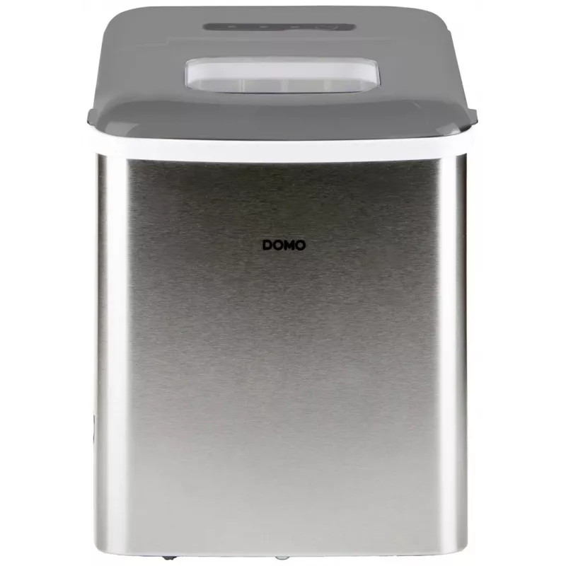 Tragbarer Eiswürfelbereiter Domo DO9253IB — 12 kg/24h, 1,8 l Wassertank, Edelstahl