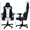 Nitro Concepts E250 gepolsterter Sitz gepolsterte Rückenlehne
