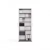 OLIV 2D CLOSED SHELVING UNIT, ANTHRACITE/Weiß SET