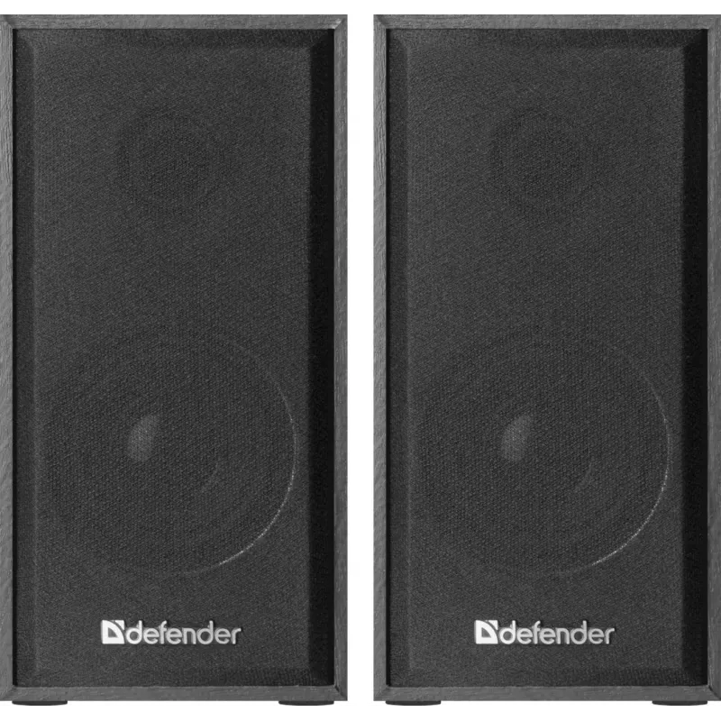 DEFENDER SPK-240 kabelgebundene Desktop-Lautsprecher, 2.0, 6 W RMS, USB-Stromversorgung, 3,5 mm, schwarz