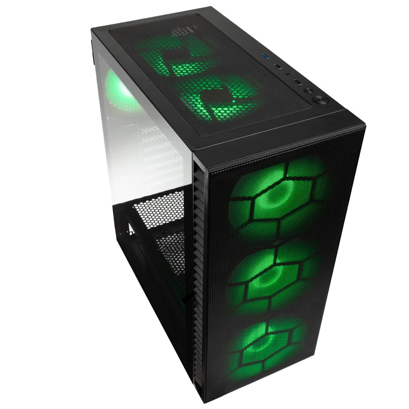 Kolink Observatory HF Plus Mesh ARGB Midi-Tower - Schwarz