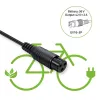 Batterieladegerät QOLTEC Ladegerät für E-Bike 36V 42V 2A 3P GX16