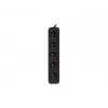 Mehrfachsteckdose Lanberg PS0-05E-0150-BK 1,5 m 5 AC-Ausgänge Innenbereich Schwarz