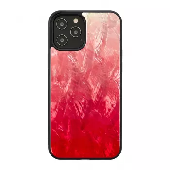 Schutzhülle iKins für Apple iPhone 12 Pro Max – Pink Lake mit schwarzen Akzenten