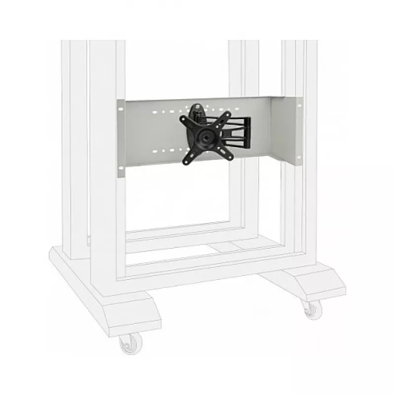 Flachbildschirm-Montagearm DeLOCK 19 Zoll Monitorarm grau 10 kg Tragfähigkeit