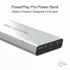 Tragbarer Akku Grün Cell BPLGC20P 20800 mAh Lithium-Ionen, USB-C PD 65W, 2x USB-C + 1x USB-A, Aluminiumgehäuse