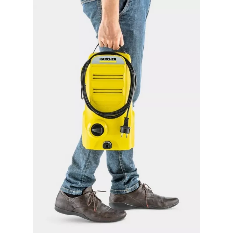 KARCHER K 2 Classic Autohochdruckreiniger – 1.673-574.0, Schwarz, Gelb
