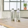 Sprudlerflasche BRITA 1043722 — Edelstahl, 1 L, transparent, 2er-Pack