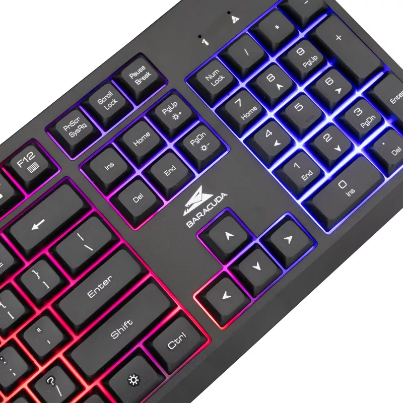 Baracuda Starfish Schwarz US-Tastatur Modell STARFISH — kompaktes Format, US-Layout