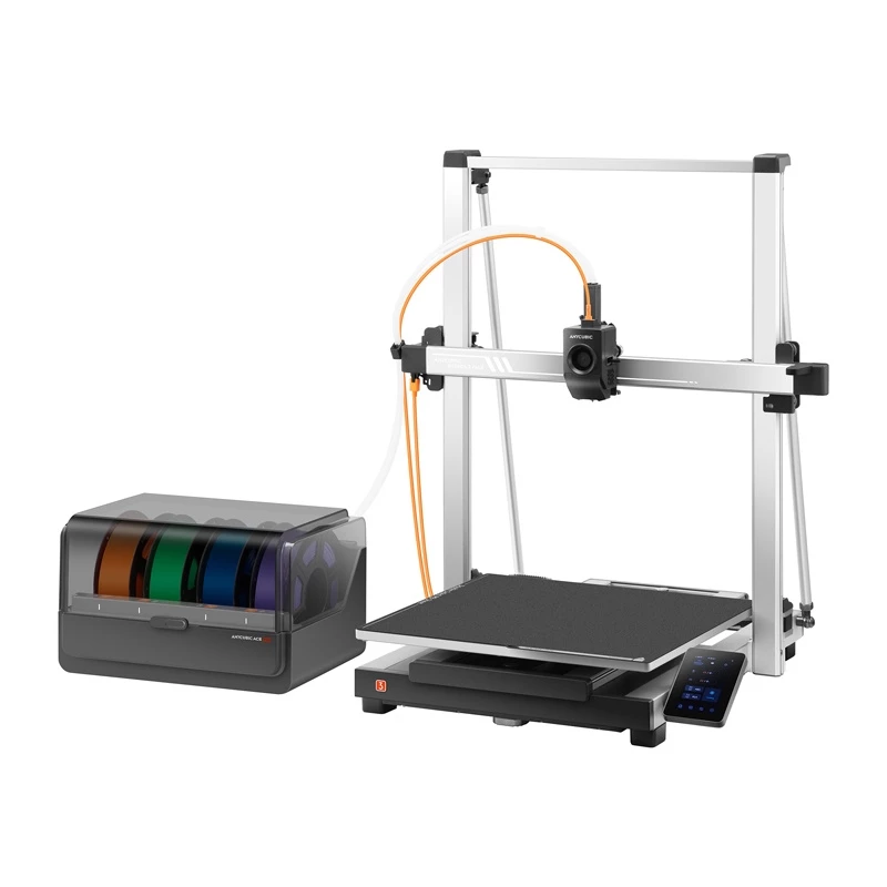 3D-Drucker AnyCubic Kobra 3 Max Combo — Bauraum 420×420×500 mm, PETG/PLA, max. Düsentemperatur 300°C, Heizbett 90°C, Wi‑Fi