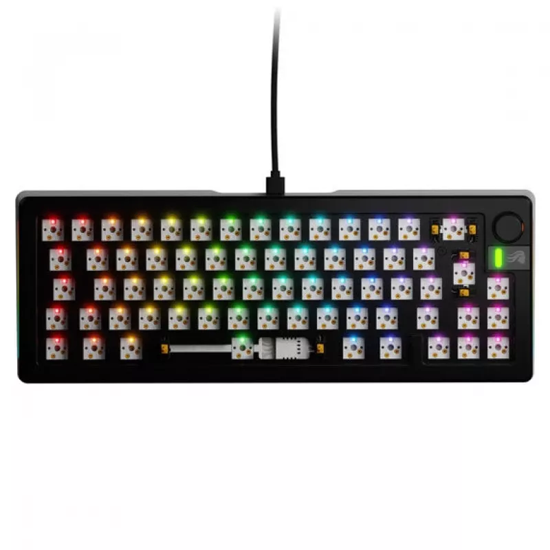 Mechanische Tastatur GLORIOUS GMMK 3 PRO Barebones 65% kabelgebunden USB RGB schwarz