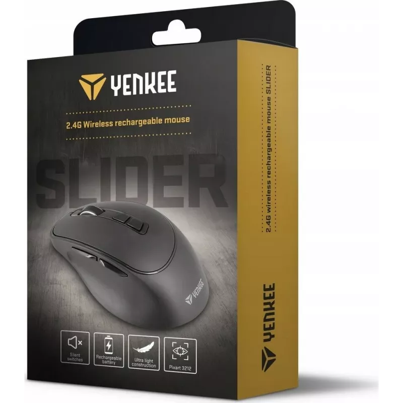 Kabellose Maus YENKEE YMS 2080GY SLIDER 2,4 GHz