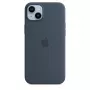Silicone Case Cover Apple iPhone 14 Plus MagSafe Storm Blue