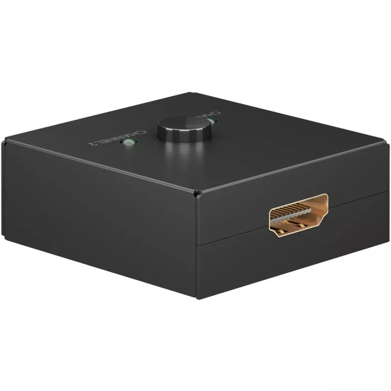 HDMI Switch Goobay 58485 1 Eingang 1 Ausgang 52mm x 49.5mm x 22.5mm