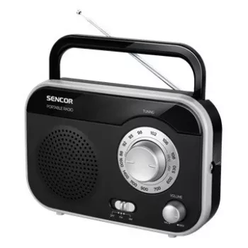 SENCOR Radio SRD 210 BS, Schwarz/Silber