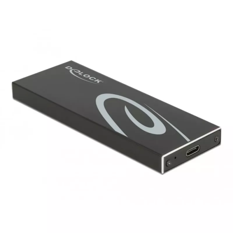 SSD-Gehäuse DeLOCK 42003 Externes Gehäuse für M.2 SATA SSD mit USB Type-C