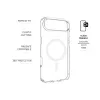 Schutz-Rückabdeckung FIXED für Apple iPhone Air – transparente TPU-Innenschicht + PC-Außenschale, MagSafe-Unterstützung