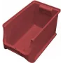 Aufbewahrungsbox allit ProfiPlus 4H 205x200x355 mm rot – stapelbarer Kunststoff-Kleinteileorganizer