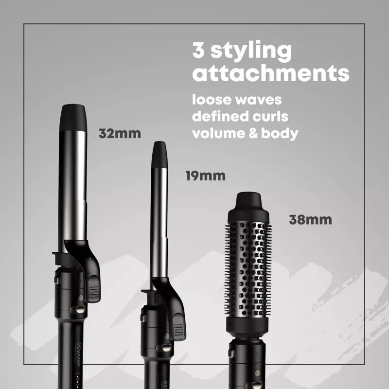 Haarstyler Revamp Multi Style Revolve CL-3500-EU 3-in-1 – Bürste, Haartrockner, Volumengeber