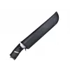 Überlebensmesser cinema classic CC-PDT — Edelstahlklinge 375 mm, Gesamtlänge 525 mm, Edelstahlgriff, schwarze Kunststoffscheide, 1 kg