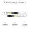Lightning-auf-USB‑C-Kabel Grün Cell KABGC07, 1 m, schwarz, Lightning (Stecker) auf USB‑C (Stecker), 480 Mbit/s
