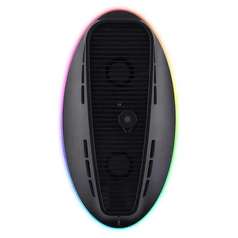Kühlständer SUBSONIC SA5656 für PS5 und PS5 schlank mit LED-Beleuchtung, Multi-Lüfter-Kühlung, USB-betrieben