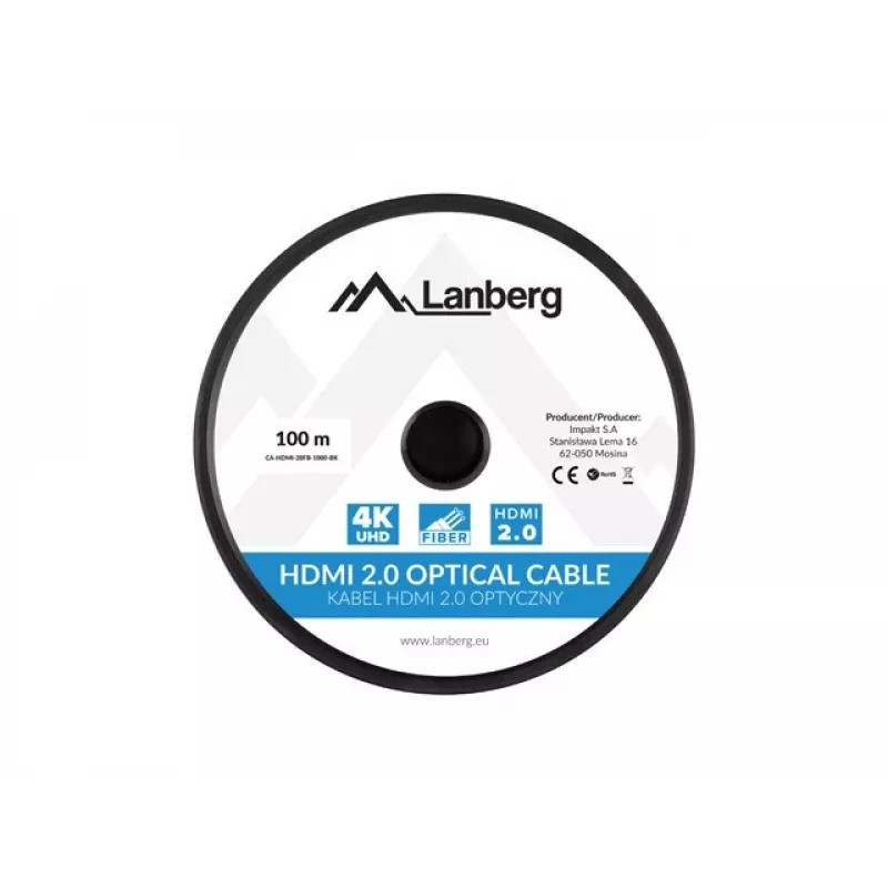 HDMI-Kabel Lanberg CA-HDMI-20FB-1000-BK 100m