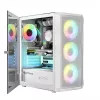 Logic PORTOS ARGB MINIDI USB 3.0 Gehäuse Weiß