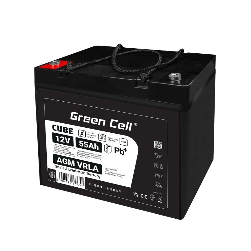 Battery AGM VRLA 12V 55Ah IP54