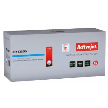 Activejet ATK-5220CN Toner (Ersatz für Kyocera TK-5220C; Supreme; 1200 Seiten; Cyan)