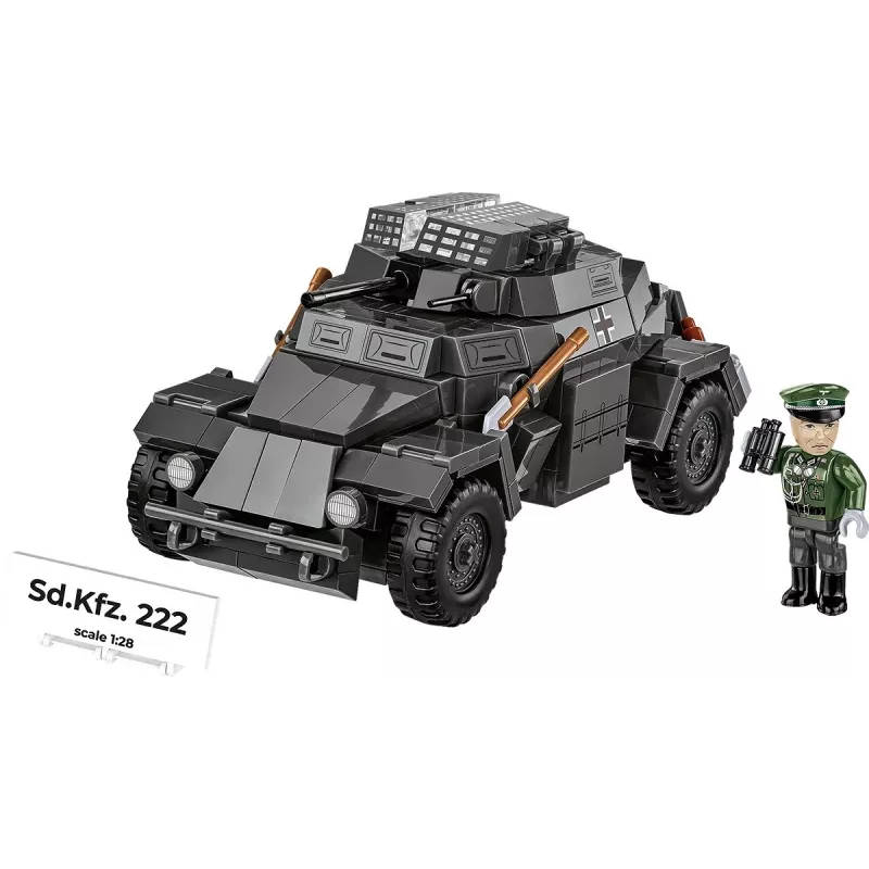 Cobi Blocks Sd.Kfz 222 Modellbausatz COBI-2657 — 502 Bausteine
