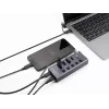 USB Hub Delock 64248 5 Gbit/s 2 x Typ-A 2 x Typ-C 1 Schnellladeanschluss