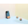 Handyhülle man and wood für iPhone 12 Pro Max Denim-Schwarz