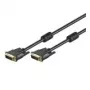 Wentronic Goobay DVI-D FullHD-Kabel, Dual-Link, Schwarz, 10 m – DVI-D-Stecker, Dual-Link (24+1-Pin) > DVI-D-Stecker, Dual-Link (24+1-Pin) (93109)
