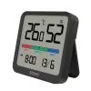 Innenraum-Temperatur- und Feuchtigkeitssensor SAVIO CT-01/B freistehend, LCD, -10–55 °C, 10–99 % rF, CR2032