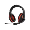 Kabelgebundenes Gaming-Headset GEMBIRD GHS-03 — 20–20000 Hz, 2 m Kabel, 250 g, schwarz/rot